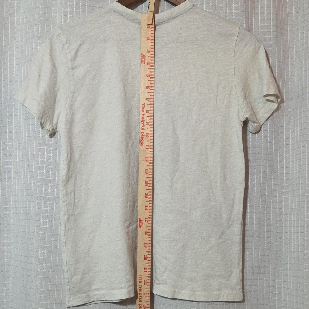 U.S POLO ASSN. T Shirt Boys XL 14-16 Ivory  Short Sleeve Tee Soft 100% Cotton - Picture 5 of 8